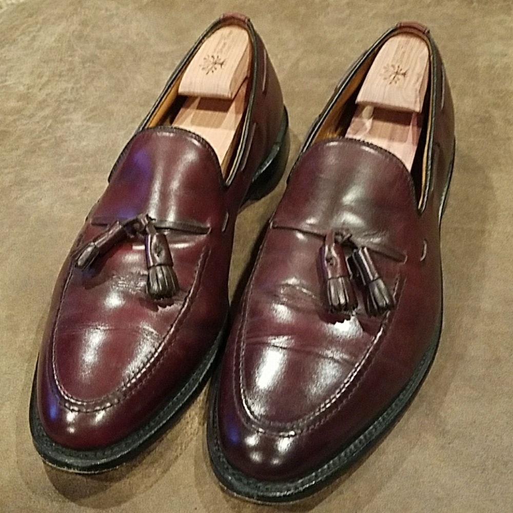 EUC Allen Edmonds Grayson Burgundy shoes